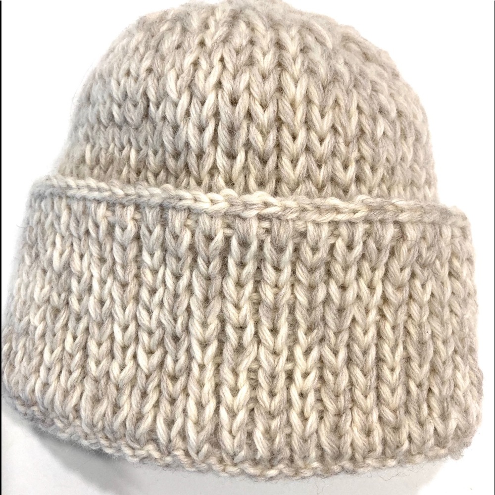 Hand Made Knitted Wool Hat